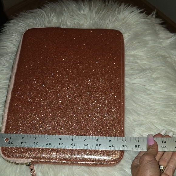 Kate Spade Sparkling Rose Gold Tablet Sleeve - Picture 6 of 6